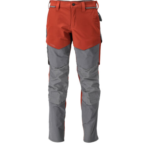 Mascot Hose mit Knietaschen 22379-311-2489 Gr. 90C46 herbstrot/anthrazitgrau