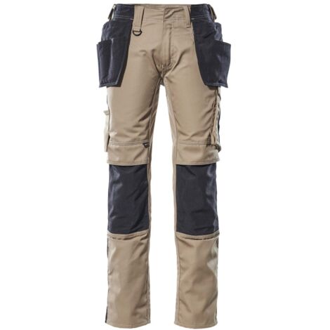 Mascot Hose UNIQUE mit Hängetaschen KASSEL CORDURA 17631 Gr. 82C42 hellkhaki/schwarz