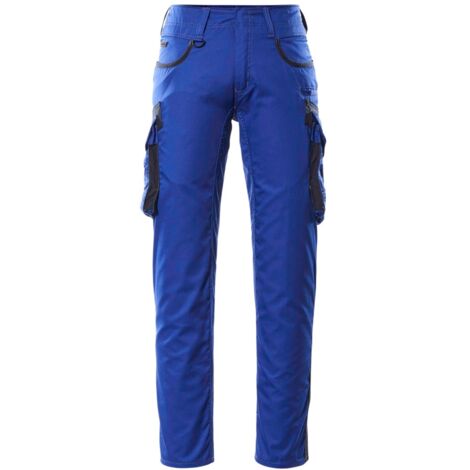 Mascot Hose UNIQUE mit Schenkeltaschen INGOLSTADT 16279 Gr. 58 kornblau/schwarzblau