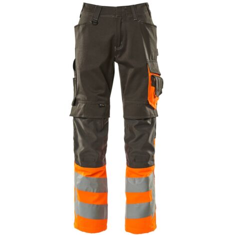 Mascot Leeds Arbeitshose Gr. 82C52 dunkelanthrazit/hi-vis orange