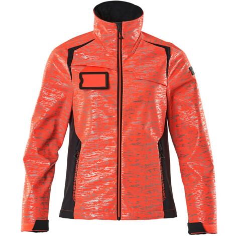 Mascot MASCOT ACCELERATE SAFE Damen Softshelljacke 19212-291 Gr. 2XL Hi-vis rot/schwarzblau