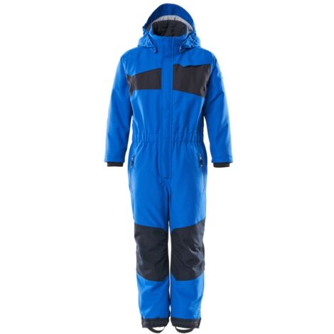 Mascot MASCOT® ACCELERATE Schneeanzug für Kinder mit CLIMASCOT-Futter, atmungsaktiv, wind- und wasserdicht Gr. 104 azurblau/schwarzblau