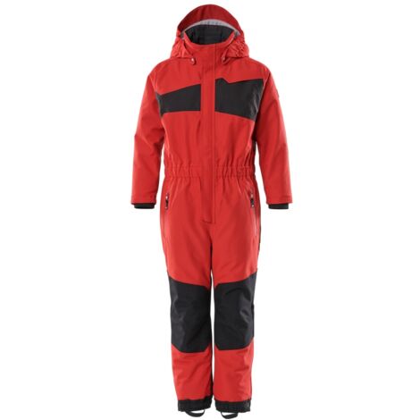 Mascot MASCOT® ACCELERATE Schneeanzug für Kinder mit CLIMASCOT-Futter, atmungsaktiv, wind- und wasserdicht Gr. 128 verkehrsrot/schwarz