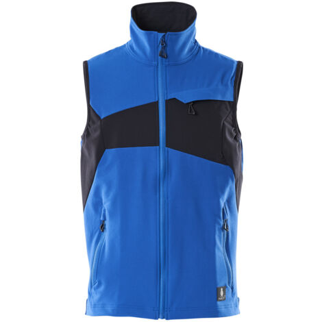 Mascot MASCOT® ACCELERATE Weste Ultimate Stretch 18365-511-91010 Gr. L azurblau/schwarzblau