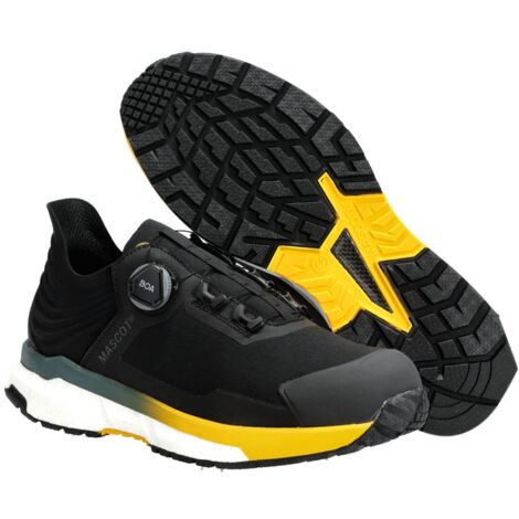 Mascot MASCOT FOOTWEAR CUSTOMIZED Sicherheitshalbschuh F1680-704 S3S Gr. 40 black/sunflower yellow