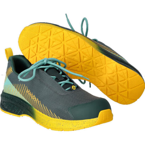 Mascot MASCOT Sicherheitshalbschuh FOOTWEAR CUSTOMIZED F1600-909 S1PS Gr. 40 forest green/sunflower yellow