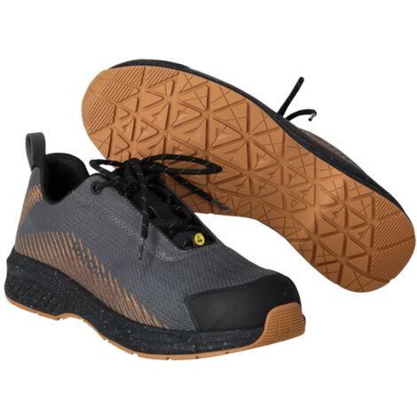 Mascot MASCOT Sicherheitshalbschuh FOOTWEAR CUSTOMIZED F1600-909 S1PS Gr. 40 stone grey/nut brown