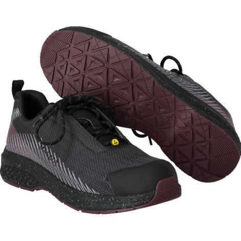 Mascot MASCOT Sicherheitshalbschuh FOOTWEAR CUSTOMIZED F1600-909 S1PS Gr. 43 stone grey/bordeaux