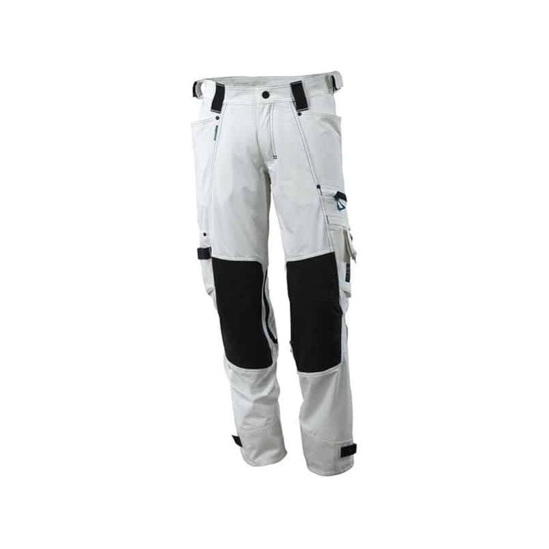 MASCOT Pantalon stretch professionnel - 17079-311 (blanc - 46 (fr) - c52 - jambes standard)