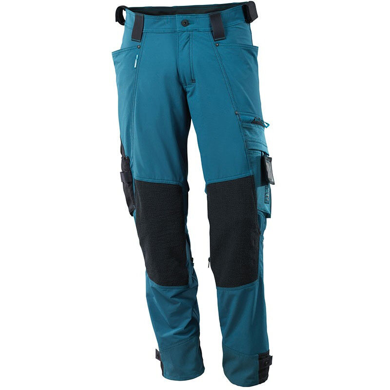 MASCOT Pantalon stretch professionnel - 17079-311 (bleu pétrole foncé - 46 (fr) - c52 - jambes standard)