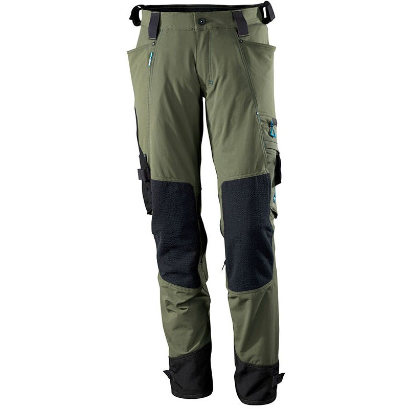 MASCOT Pantalon stretch professionnel - 17079-311 (vert foncé - 46 (fr) - c52 - jambes standard)