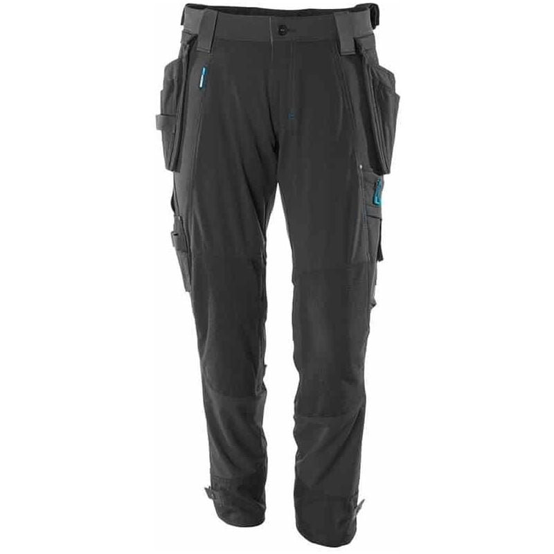 Pantalon stretch professionnel poches flottantes - 17031-311 - Noir - 46 - Jambes standards - Mascot
