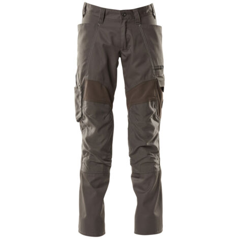 MASCOT Pantaloni da lavoro Accelerate con tasche per ginocchiere - 18579-442-Grigio antracite-82-60