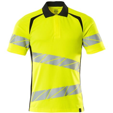 Mascot Polo-Shirt, moderne Passform Polo-shirt Gr. 2XLONE, hi-vis gelb/schwarz