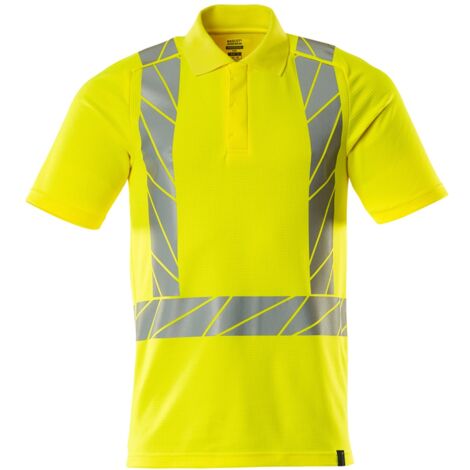 Mascot Polo-Shirt, moderne Passform Polo-shirt Gr. L, hi-vis gelb