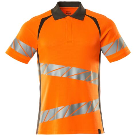Mascot Polo-Shirt, moderne Passform Polo-shirt Gr. M ONE, hi-vis orange/dunkelanthrazit