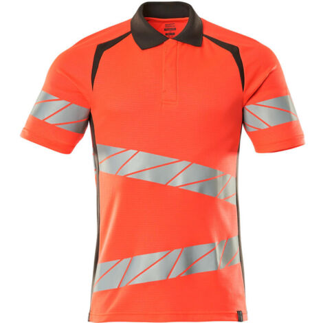 Mascot Polo-Shirt, moderne Passform Polo-shirt Gr. XL ONE, hi-vis rot/dunkelanthrazit