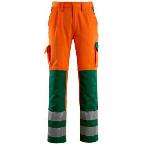 Mascot SAFE COMPETE Warnschutzhose Olinda Gr. 66 orange/grün
