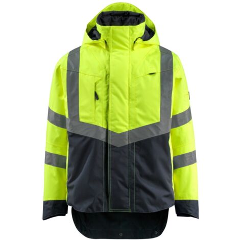Mascot SAFE SUPREME Warnschutz Hard Shell Jacke Harlow 15501-231 Gr. 2XL hi-vis gelb/schwarzblau