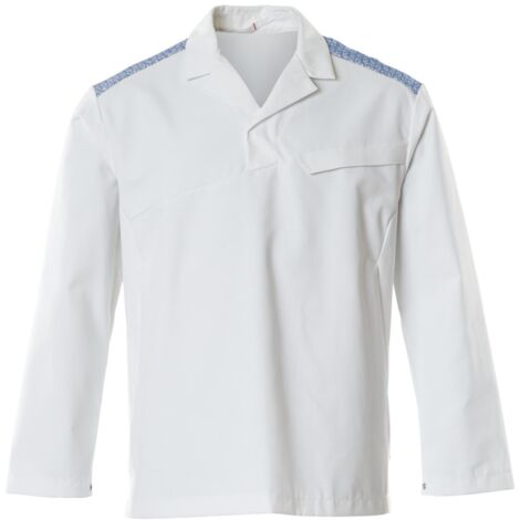 Mascot Schlupfkasack 20252 Gr. M, weiss/azurblau