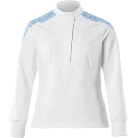 Mascot Schlupfkasack, Damen, ULTIMATE STRETCH Gr. 6XL, weiss/azurblau