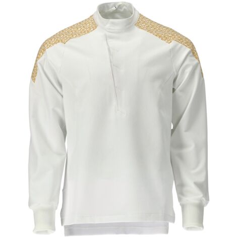 Mascot Schlupfkasack, ULTIMATE STRETCH Gr. 5XL, weiss/currygelb
