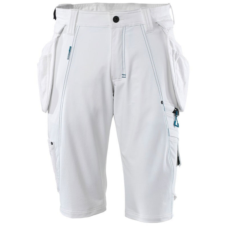 MASCOT Short stretch professionnel avec poches flottantes - 17149-311 (blanc - 46 (fr) - c52)