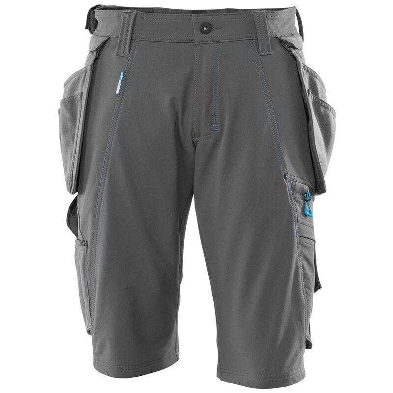 MASCOT Short stretch professionnel avec poches flottantes - 17149-311 (gris anthracite - 46 (fr) - c52)