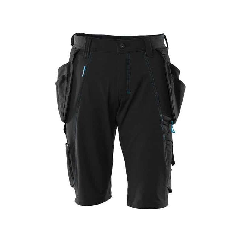 MASCOT Short stretch professionnel avec poches flottantes - 17149-311 - Noir - 42
