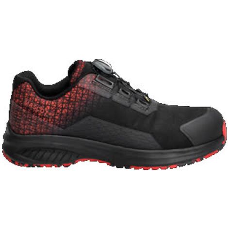 Mascot Sicherheitshalbschuh F1501 S3S SR FO Gr. 40 schwarz/verkehrsrot