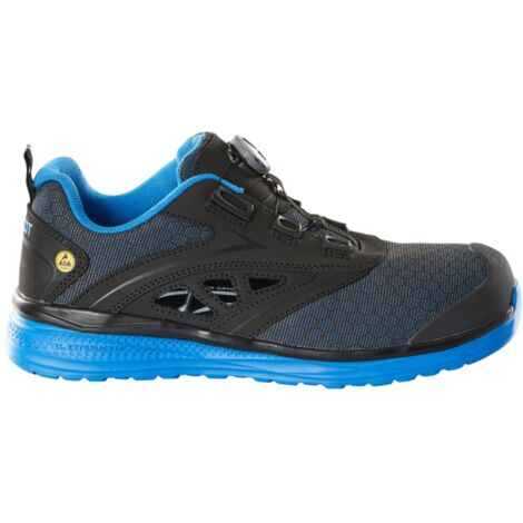 Mascot Sicherheitssandale S1P mit BOA® Sicherheitssandale S1P Sicherheitsschuhe Gr. 1036, schwarz/kornblau