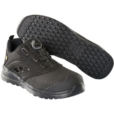 Mascot Sicherheitssandale S1P mit BOA® Sicherheitssandale S1P Sicherheitsschuhe Gr. 1036, schwarz/schwarz