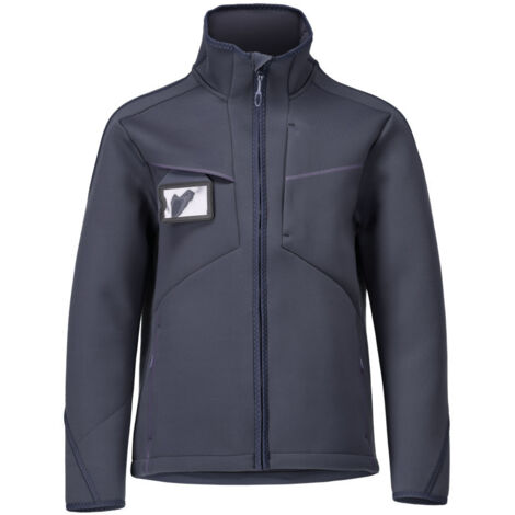 Mascot Soft Shell Jacke, moderne Passform Soft Shell Jacke Gr. 4XL, schwarzblau