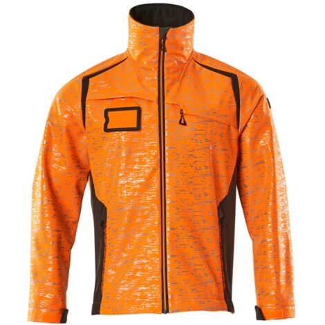 Mascot Softshelljacke mit Reflexeffekte 19202 Gr. 2XL hi-vis orange/dunkelanthrazit