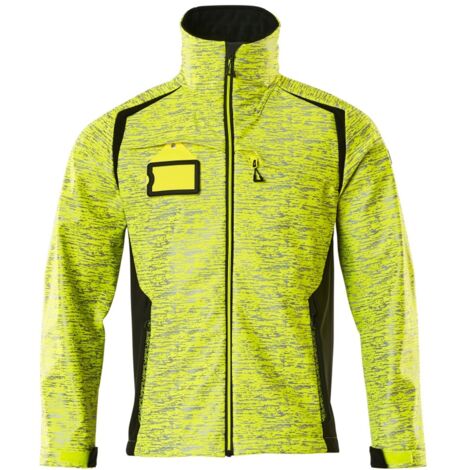 Mascot Softshelljacke mit Reflexeffekte 19202 Gr. 4XL hi-vis gelb/schwarz