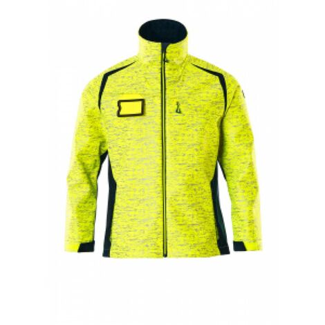 Mascot Softshelljacke mit Reflexeffekte 19202 Gr. 5XL hi-vis gelb/schwarzblau