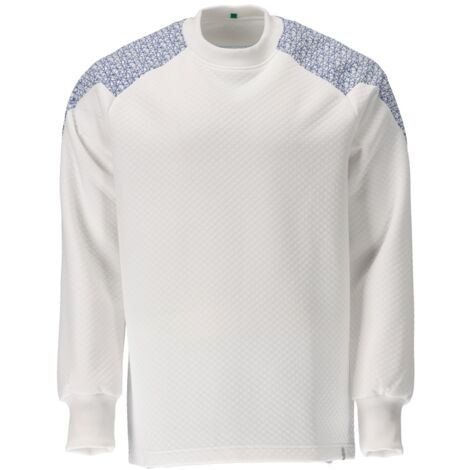 Mascot Sweatshirt 20084-932-0691 Gr. M weiss/azurblau