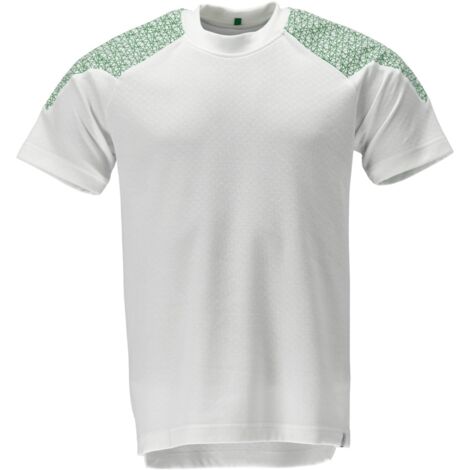 Mascot T-shirt 20082-933-06333 Gr. 5XL weiss/grasgrün
