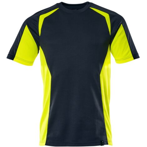 Mascot T-Shirt 22082-771-01017 Gr. 5XL schwarzblau/hi-vis gelb