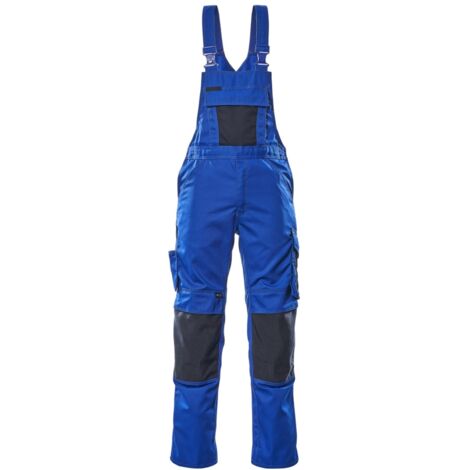 Mascot UNIQUE Latzhose Augsburg Gr. 64 kornblau/schwarzblau