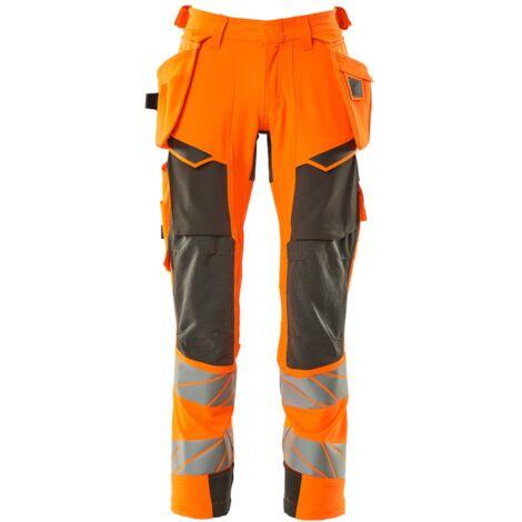 Mascot Warn-Stretchhose mit Hängetaschen 19031-711 Gr. 112 hi-vis orange/dunkelanthrazit