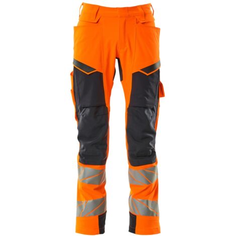Mascot Warnschutz Bundhose 19279-510-14010 Gr. 90C62 hi-vis orange/schwarzblau