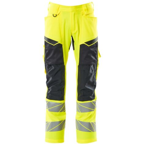 Mascot Warnschutz Bundhose 19579-236-17010 Gr. 104 hi-vis gelb/schwarzblau