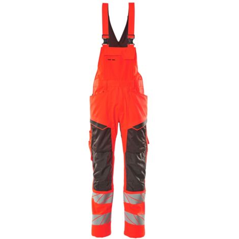 Mascot Warnschutz Latzhose 19569-236-22218 Gr. 90C62 hi-vis rot/dunkelanthrazit