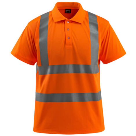 Mascot Warnschutz Polo-Shirt in Orange XXL