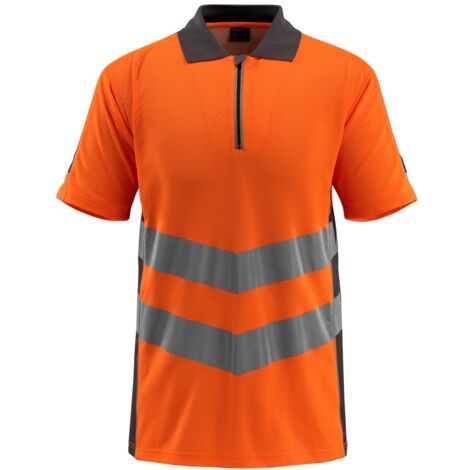 Mascot Warnschutz Polo-Shirt MURTON SAFE SUPREME 50130 Gr. S hi-vis orange/dunkelanthrazit