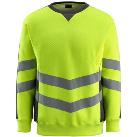 Mascot Warnschutz Sweatshirt WIGTON SAFE SUPREME moderne Passform 50126 Gr. 3XL warngelb/dunkelanthrazit
