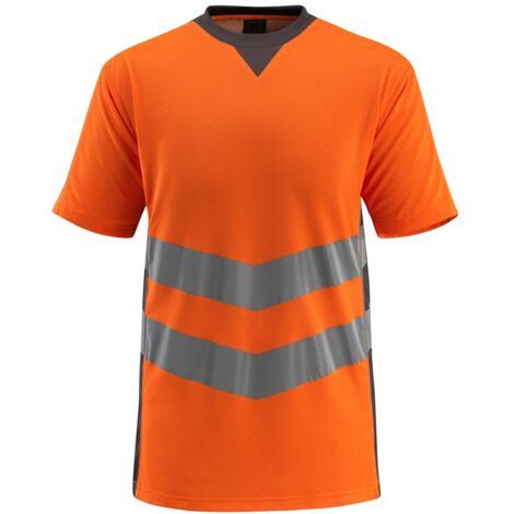Mascot Warnschutz T-Shirt SANDWELL SAFE SUPREME 50127 Gr. L warnorange/dunkelanthrazit