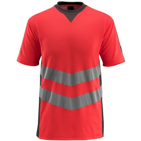 Mascot Warnschutz T-Shirt SANDWELL SAFE SUPREME 50127 Gr. M warnrot/dunkelanthrazit