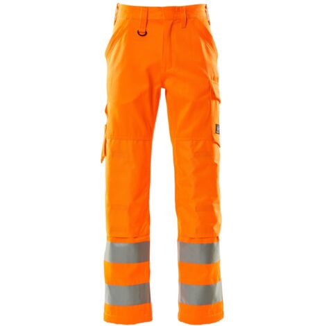 Mascot Warnschutzhose SAFE LIGHT mit Knietaschen GERALDTON 16879 Gr. 110 warnorange